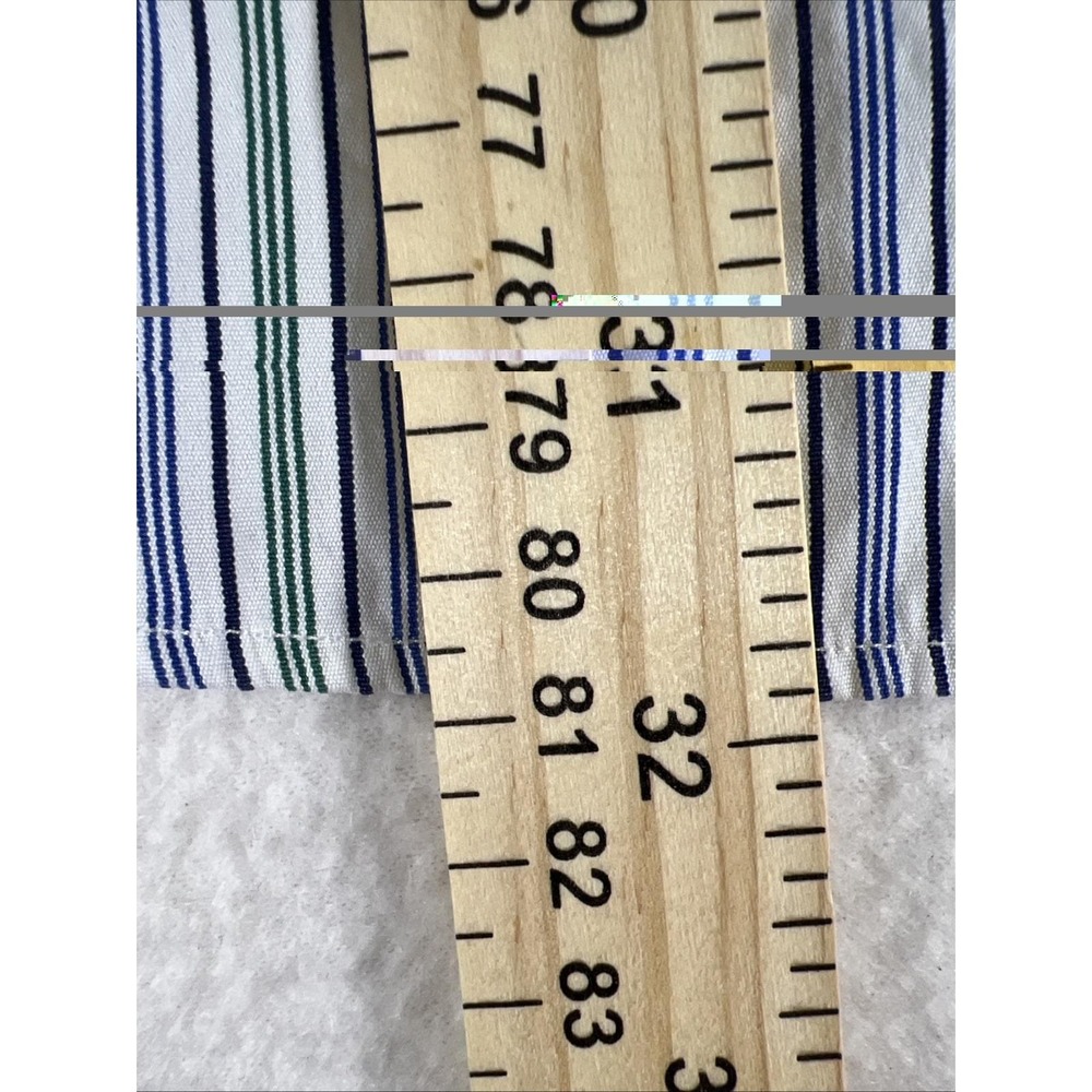Vintage Polo Ralph Lauren Regent Classic Fit Shirt 17.5 34/35 Hong Kong Stripe - Picture 8 of 8